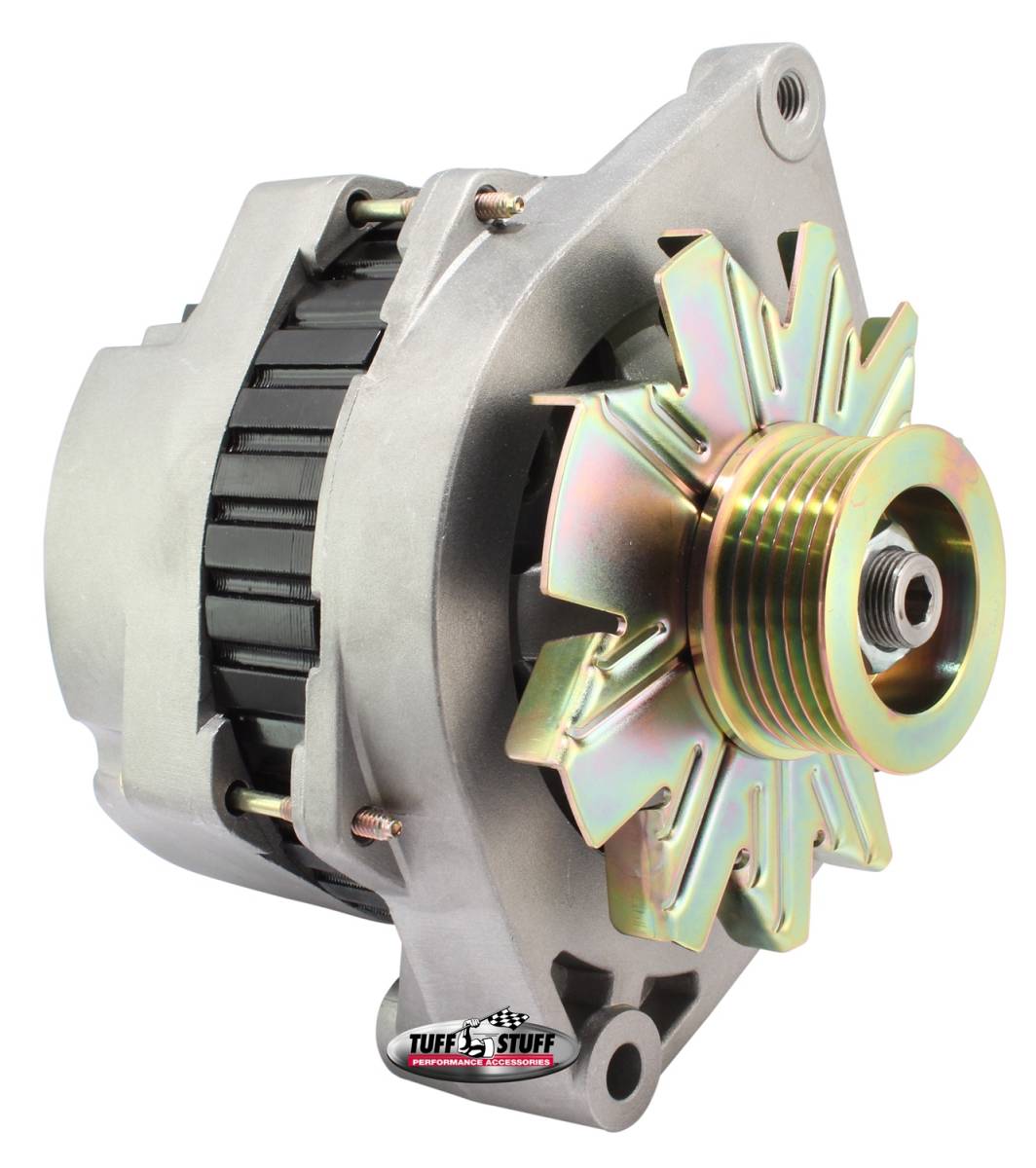 Tuff Stuff Performance - Alternator 170 AMP Incl. Pigtail/OEM Wiring 6 Groove Pulley Factory Cast PLUS+ 7290NC6G