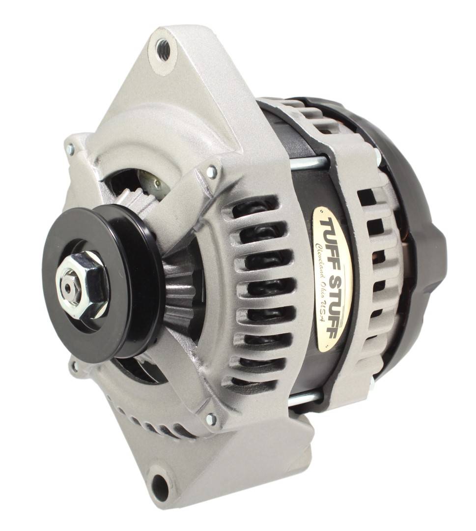 Tuff Stuff Performance - Max Amp Alternator 225 AMP 1 Wire 1 Groove Factory Cast Plus For PN [7068, 7078 & 7716] 8441FC1G1W