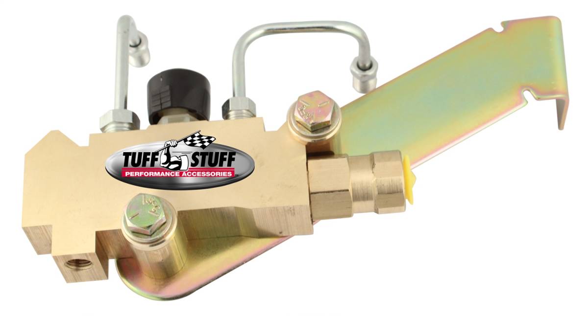 Tuff Stuff Performance - Brake Proportioning Valve Kit 3/8 in. Ports Disc/Disc For Master Cylinder PN[2020/2021/2025/2026] Brass 2304NB