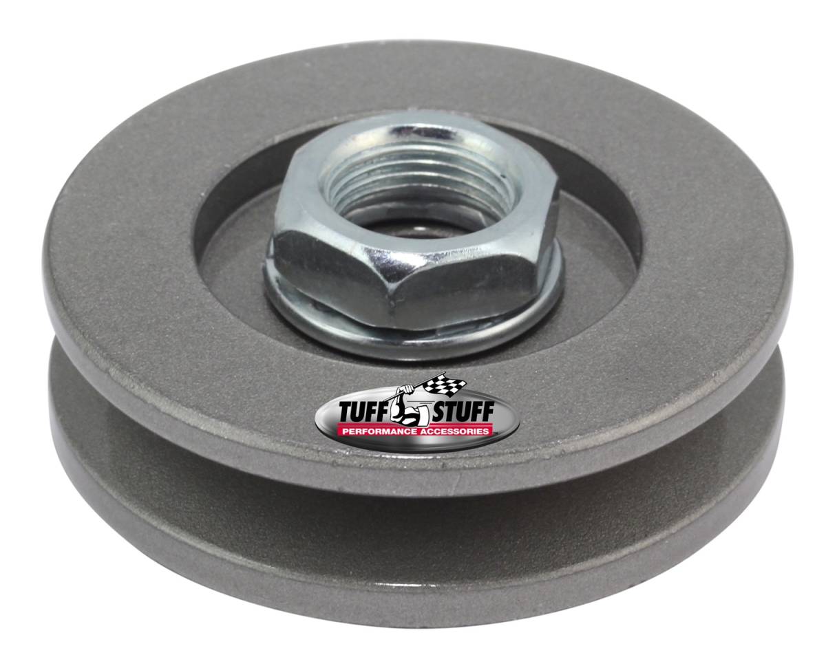 Tuff Stuff Performance - Alternator Pulley 2.25 in. Single V Groove Incl. Lock Washer/Nut As Cast 7610EC