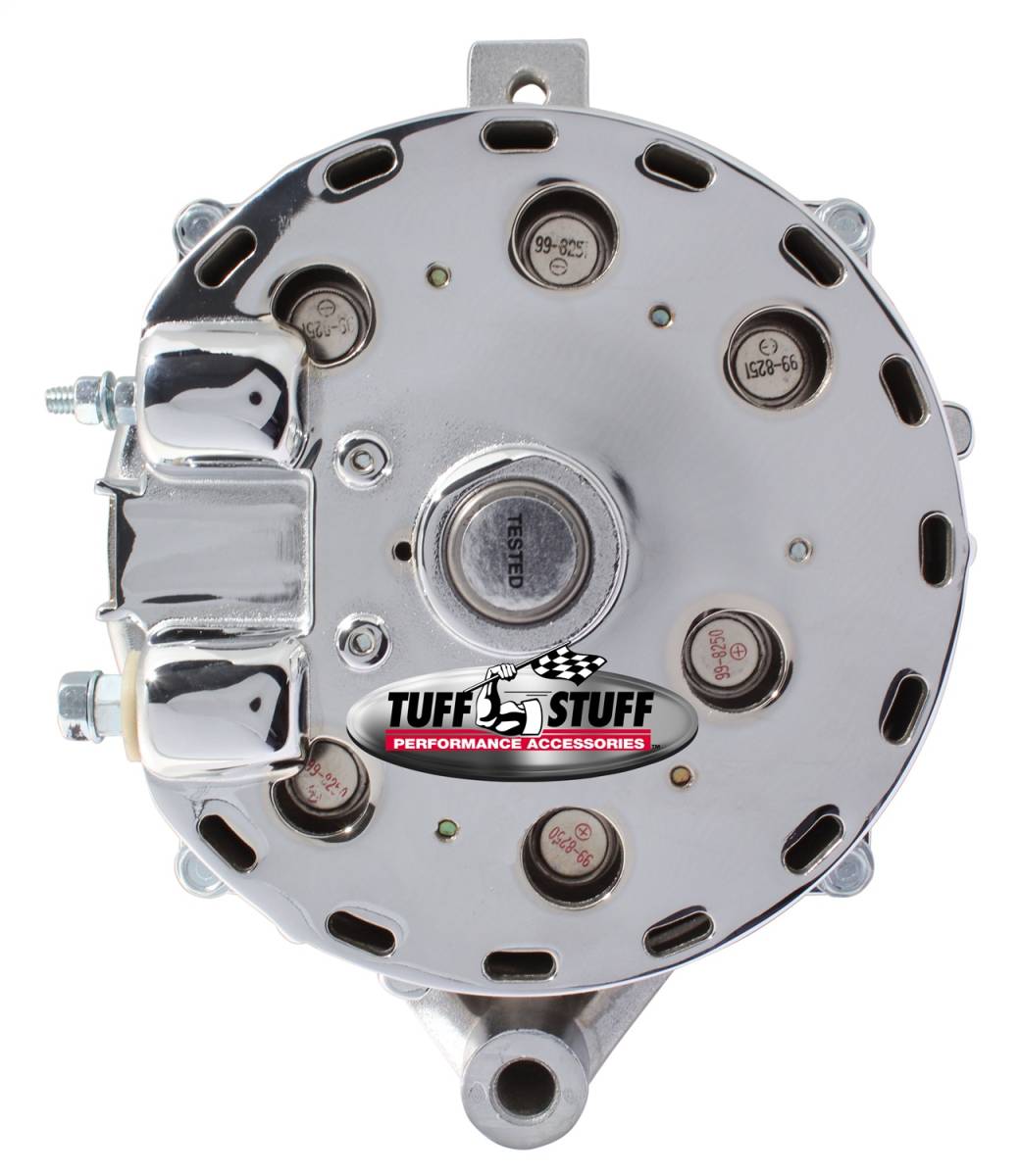 Tuff Stuff Performance - Alternator 100 AMP 1G Case V Pulley Chrome 7074RA