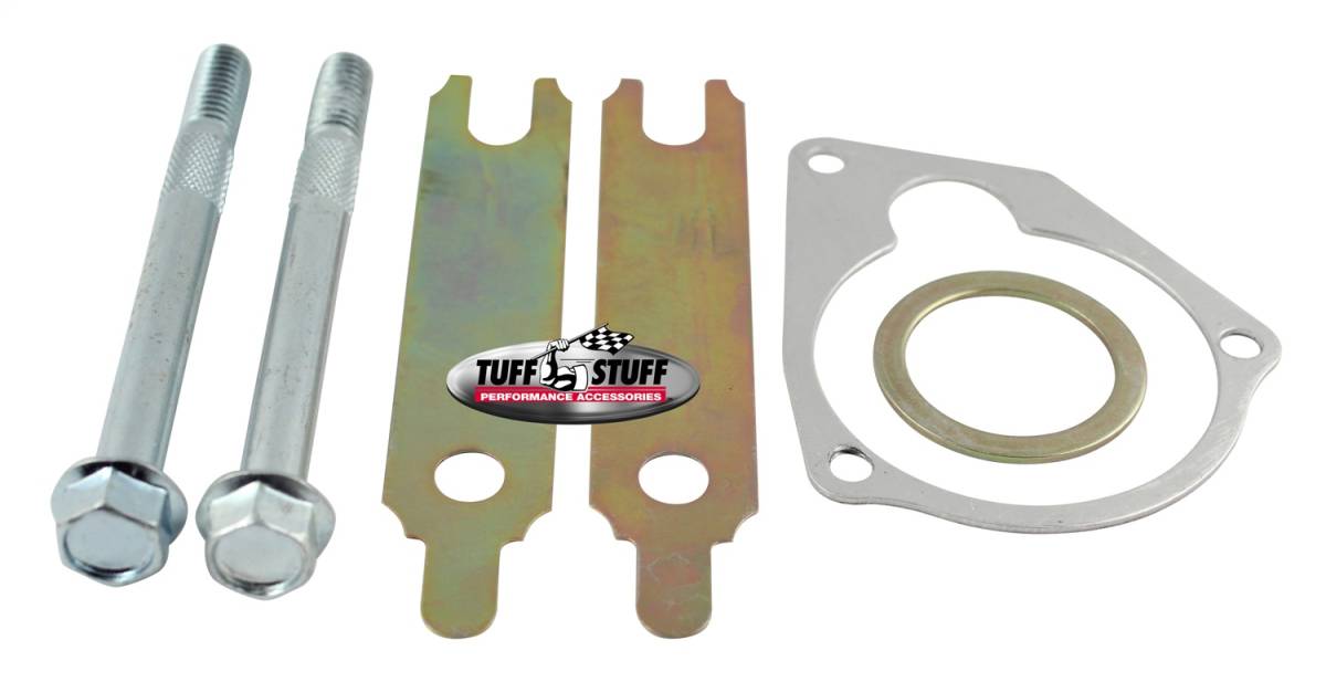 Tuff Stuff Performance - Starter Shim And Bolt Kit Incl. 2 Starter Mounting Bolts/2 Starter Shims/4 Motor Shims For Starter PN[6584/6772] 7633