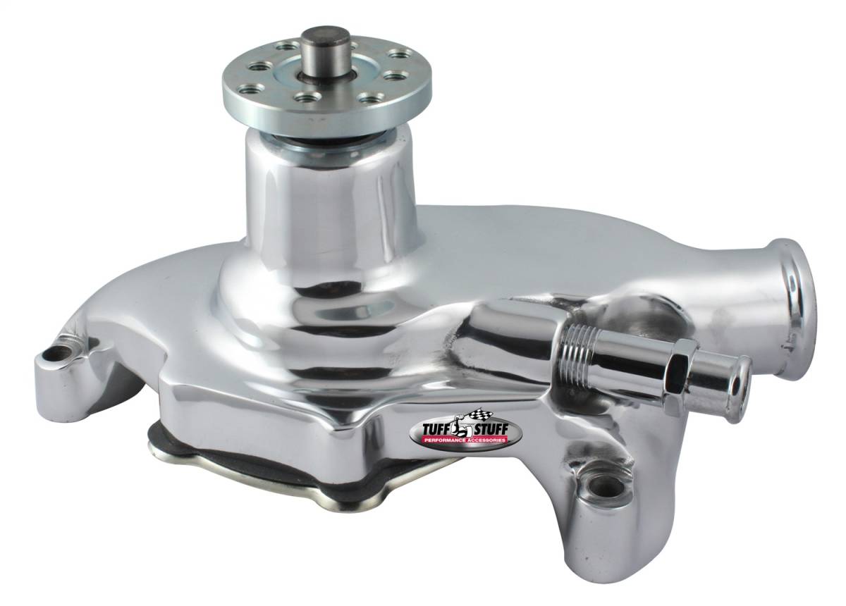 Tuff Stuff Performance - Platinum SuperCool Water Pump 5.625 in. Hub Height 5/8 in. Pilot Short Aluminum Casting Polished 1394NB