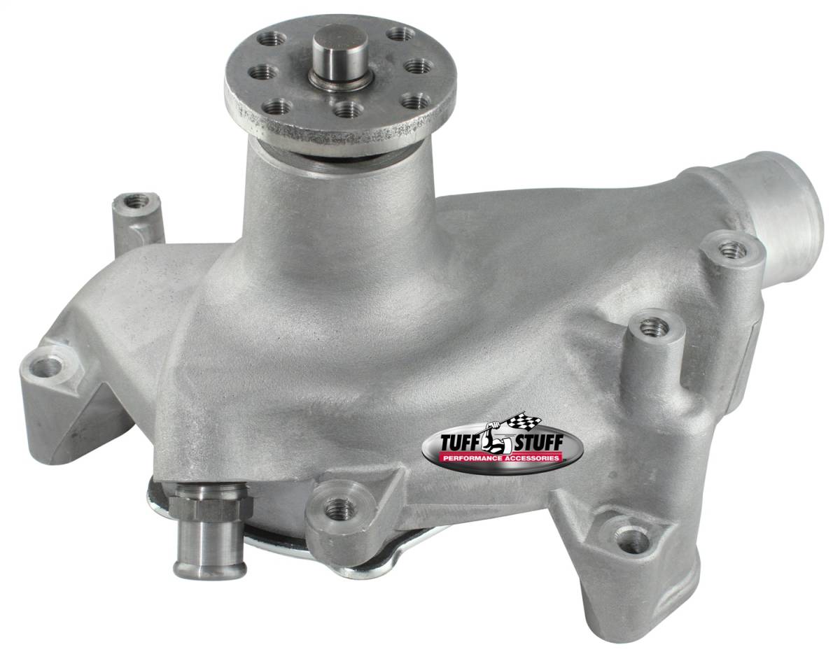 Tuff Stuff Performance - Platinum SuperCool Water Pump 6.937 in. Hub Height 5/8 in. Pilot Long Flat Smooth Top Factory Cast PLUS+ 1448NC