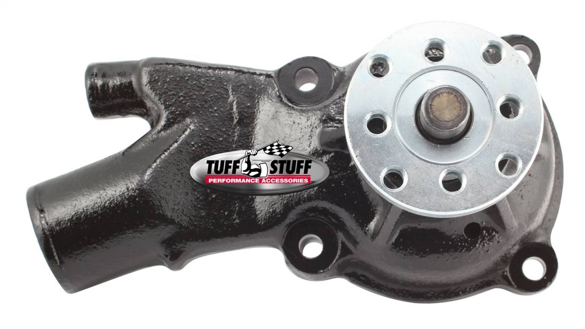 Tuff Stuff Performance - Standard Style Water Pump 3.875 in. Hub Height 5/8 in. Pilot Standard Flow Stealth Black Powder Coat 1529B