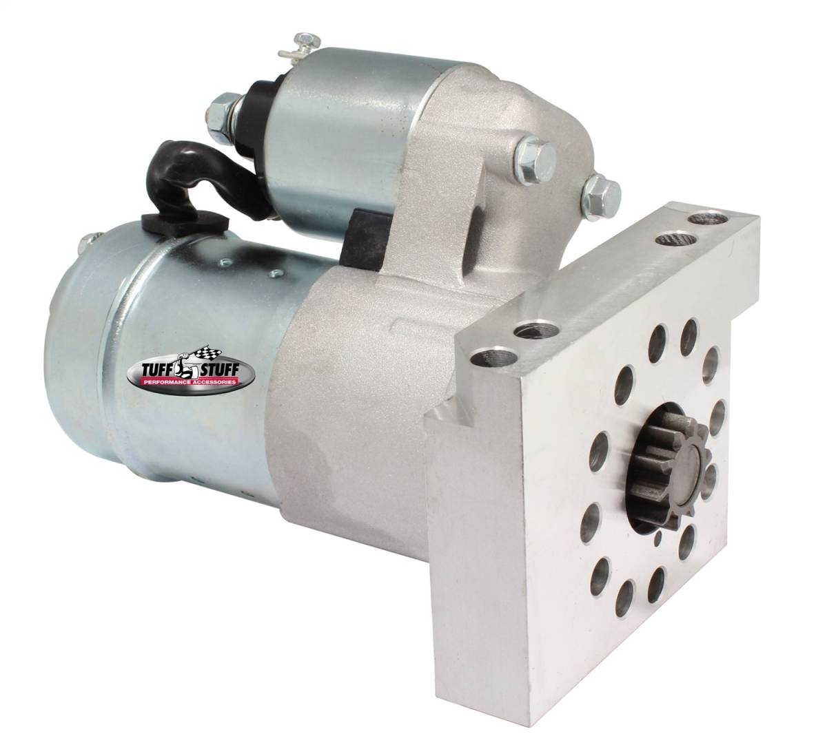 Tuff Stuff Performance - Gear Reduction Starter 6.1:1 1.6 HP w/Straight Mounting Block 153 Or 168 Tooth Flywheel Zinc 6550B