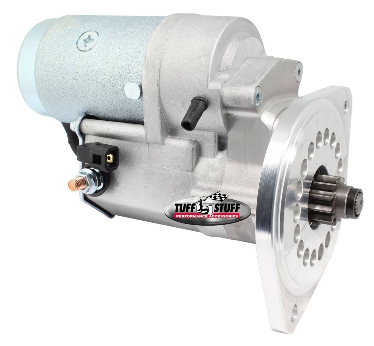 Tuff Stuff Performance - Gear Reduction Starter Tuff Torque 2 Hole Mounting-One Hole Is Threaded Zinc 13149