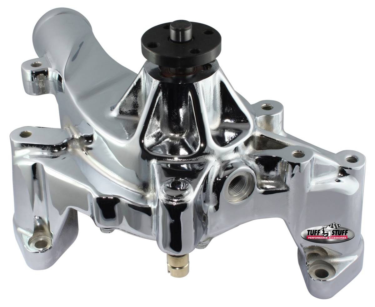 Tuff Stuff Performance - Platinum SuperCool Water Pump 7.578 in. Hub Height 5/8 in. Pilot Aluminum Casting Polished 1421AB