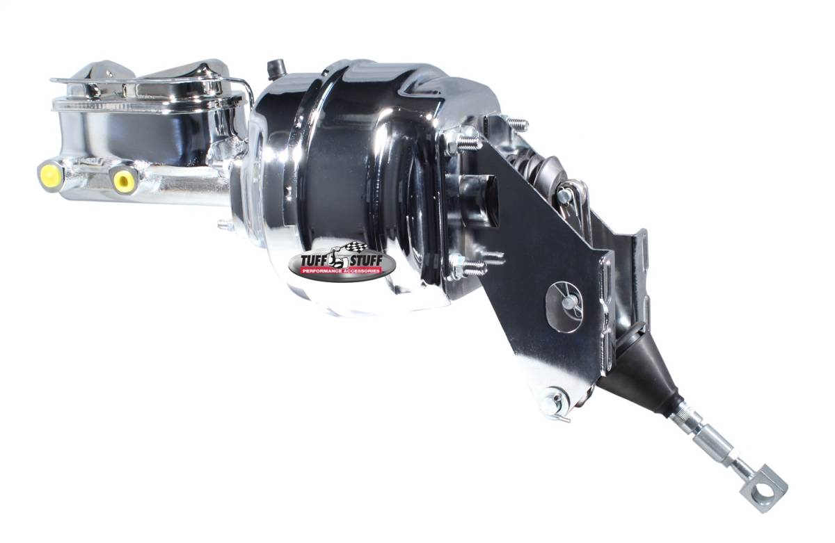 Tuff Stuff Performance - Brake Booster w/Master Cylinder 8 in. 1 1/16 in. Bore Dual Diaphragm Chrome 2135NA