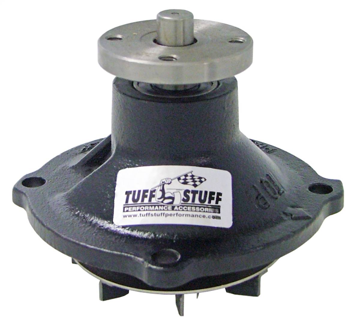 Tuff Stuff Performance - SuperCool Water Pump 3.078 in. Hub Height 5/8 in. Pilot Stealth Black Powder Coat 1317NC