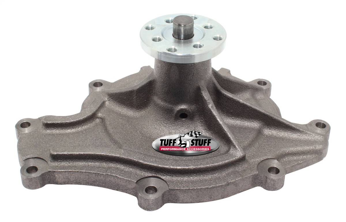 Tuff Stuff Performance - Standard Style Water Pump 3.625 in. Hub Height 5/8 in. Pilot Standard Flow 8 Bolt As Cast 1445N