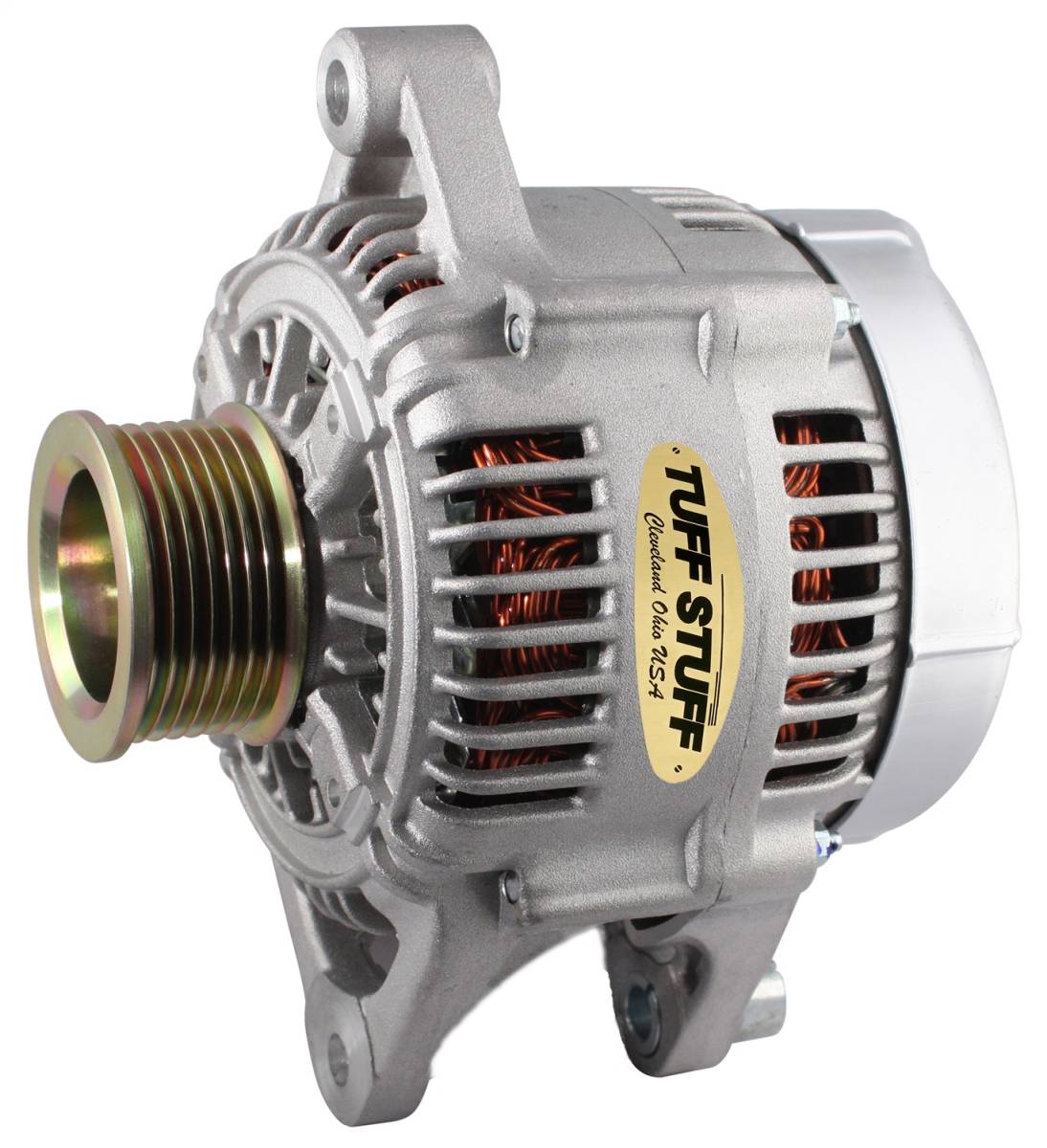 Tuff Stuff Performance - Alternator 90 AMP OEM Wire 7 Groove Pulley External Regulator Dodge/Jeep Factory Cast PLUS+ 7511B