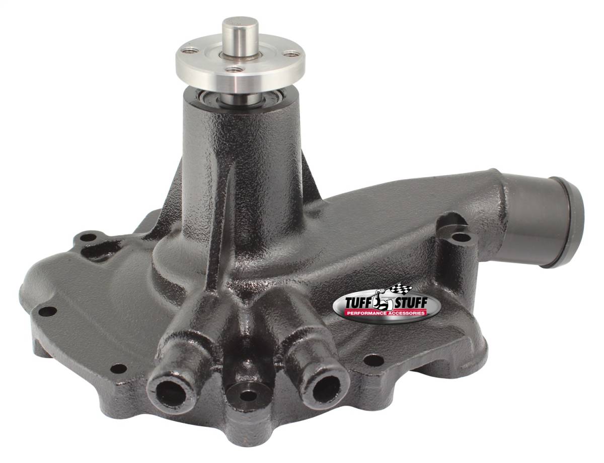 Tuff Stuff Performance - Standard Style Water Pump 5.562 in. Hub Height 5/8 in. Pilot Standard Flow Stealth Black Powder Coat 1444NB