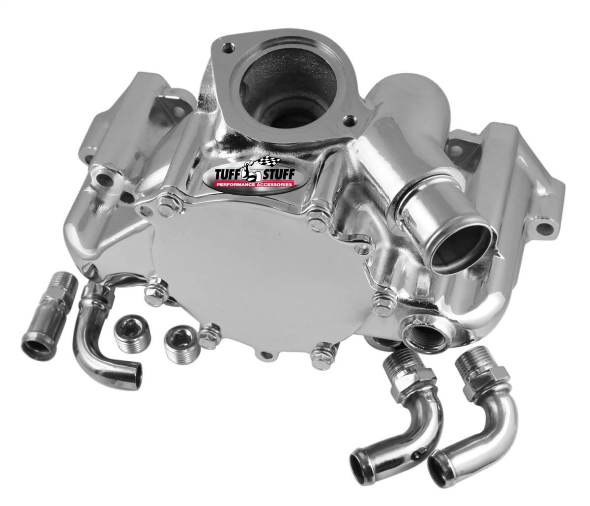 Tuff Stuff Performance - Platinum Style Water Pump Standard Flow Aluminum Casting Polished 1362B