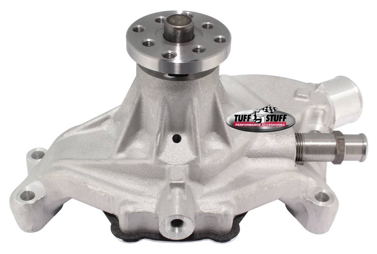 Tuff Stuff Performance - Platinum Water Pump 5.812 in. Hub Height 3/4 in. Pilot Standard Flow Short Reverse Rotation Threaded Water Port Factory Cast PLUS+ 1635NA