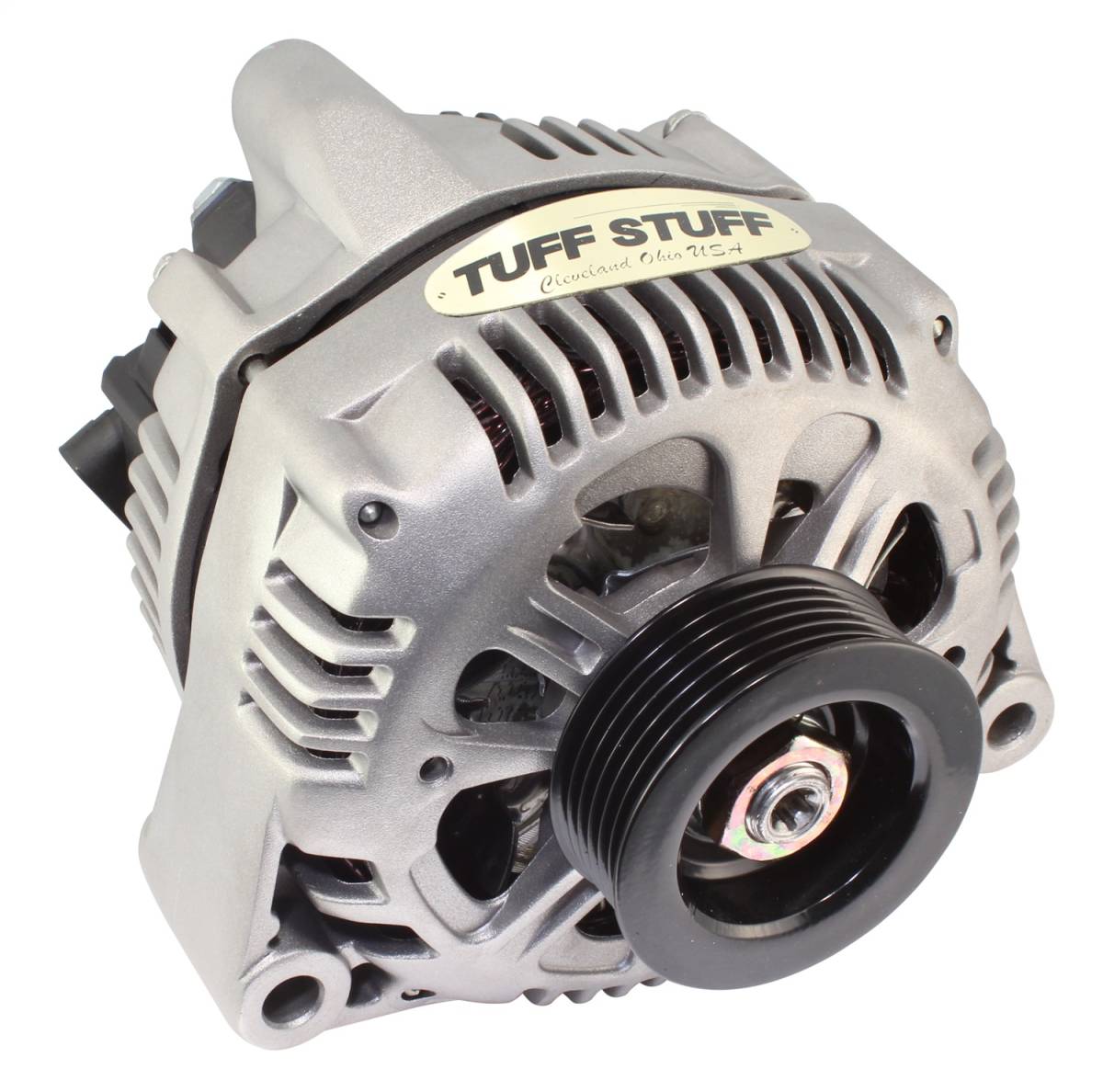 Tuff Stuff Performance - Alternator 110 AMP OEM Wire 6 Groove Pulley Factory Cast PLUS+ 7721