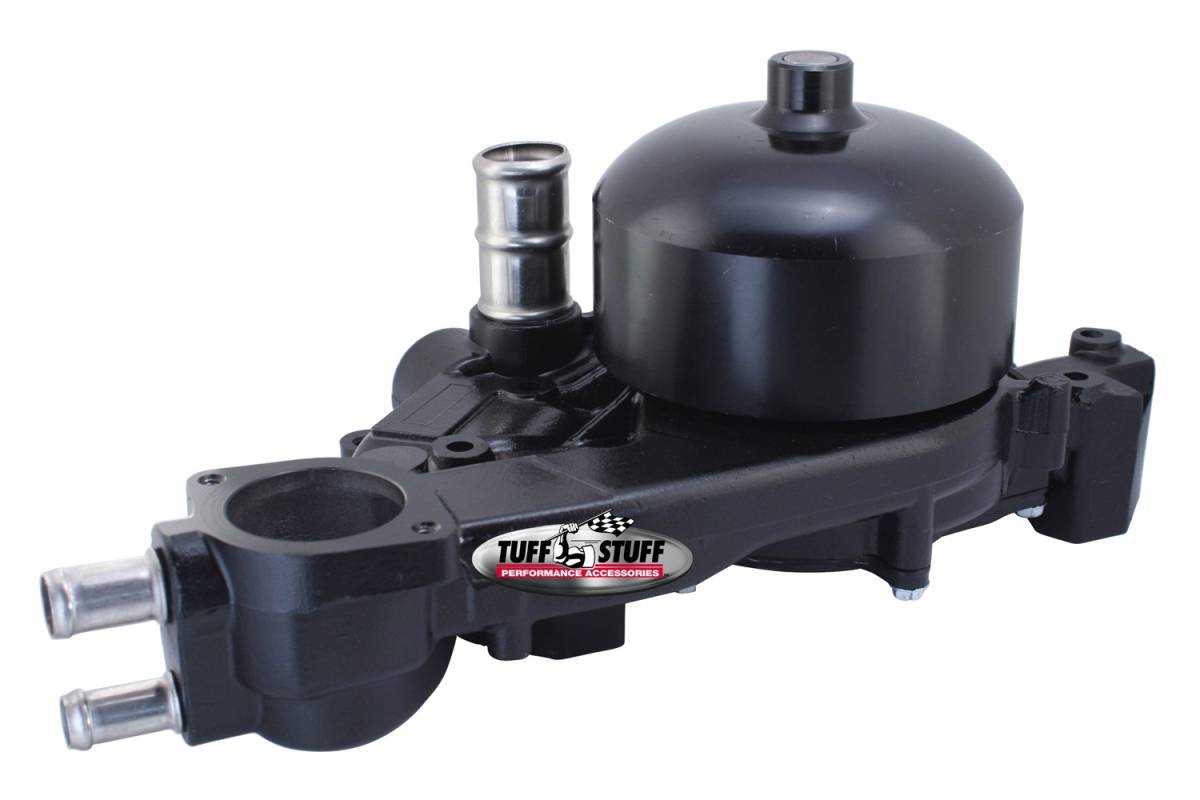 Tuff Stuff Performance - Platinum Style Water Pump w/Pulley Standard Flow Aluminum Casting Stealth Black Powder Coat 1310D