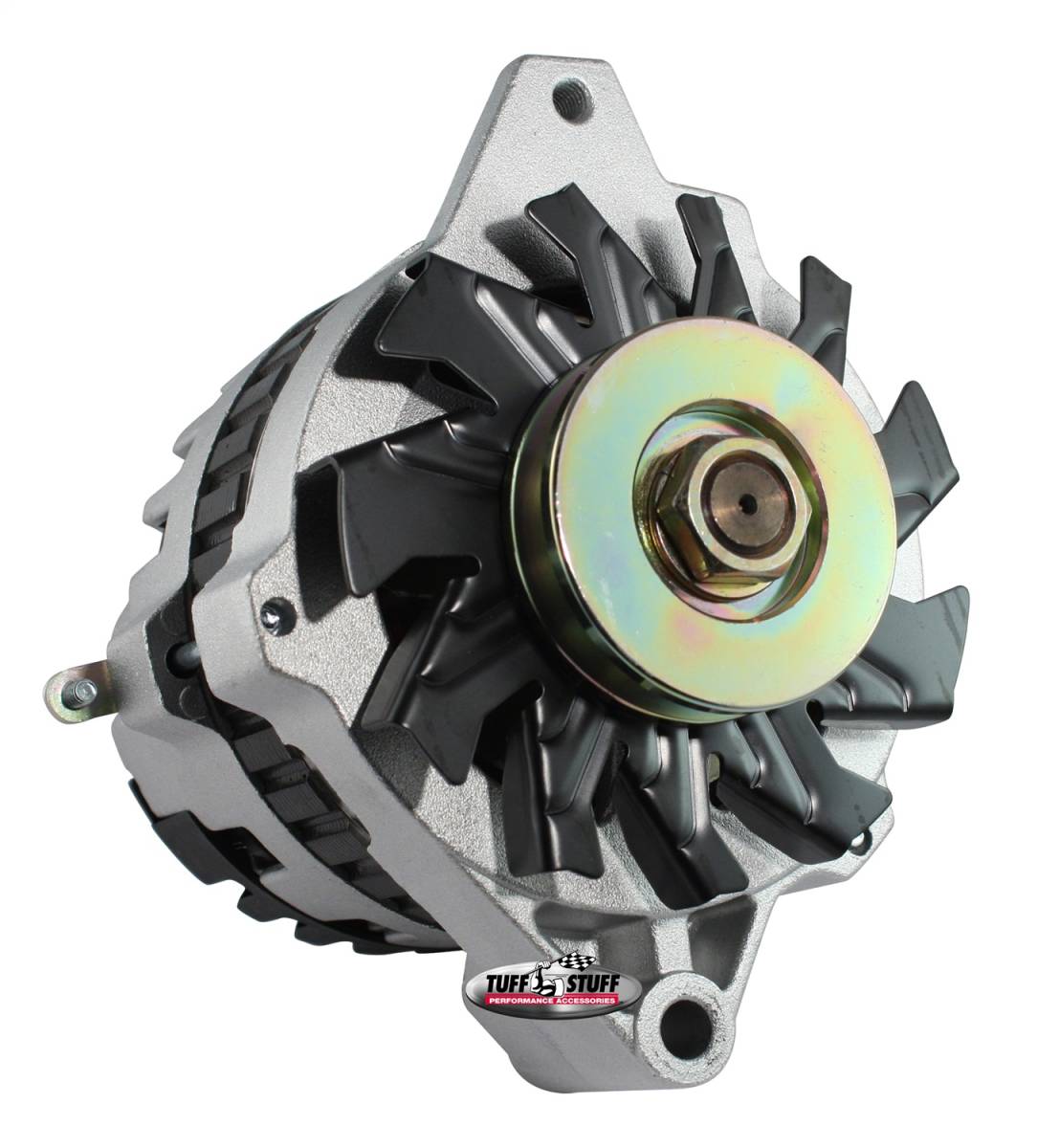 Tuff Stuff Performance - Alternator 160 AMP 1 Wire Or OEM V Groove Pulley 16 Volt Factory Cast PLUS+ 7935H16V