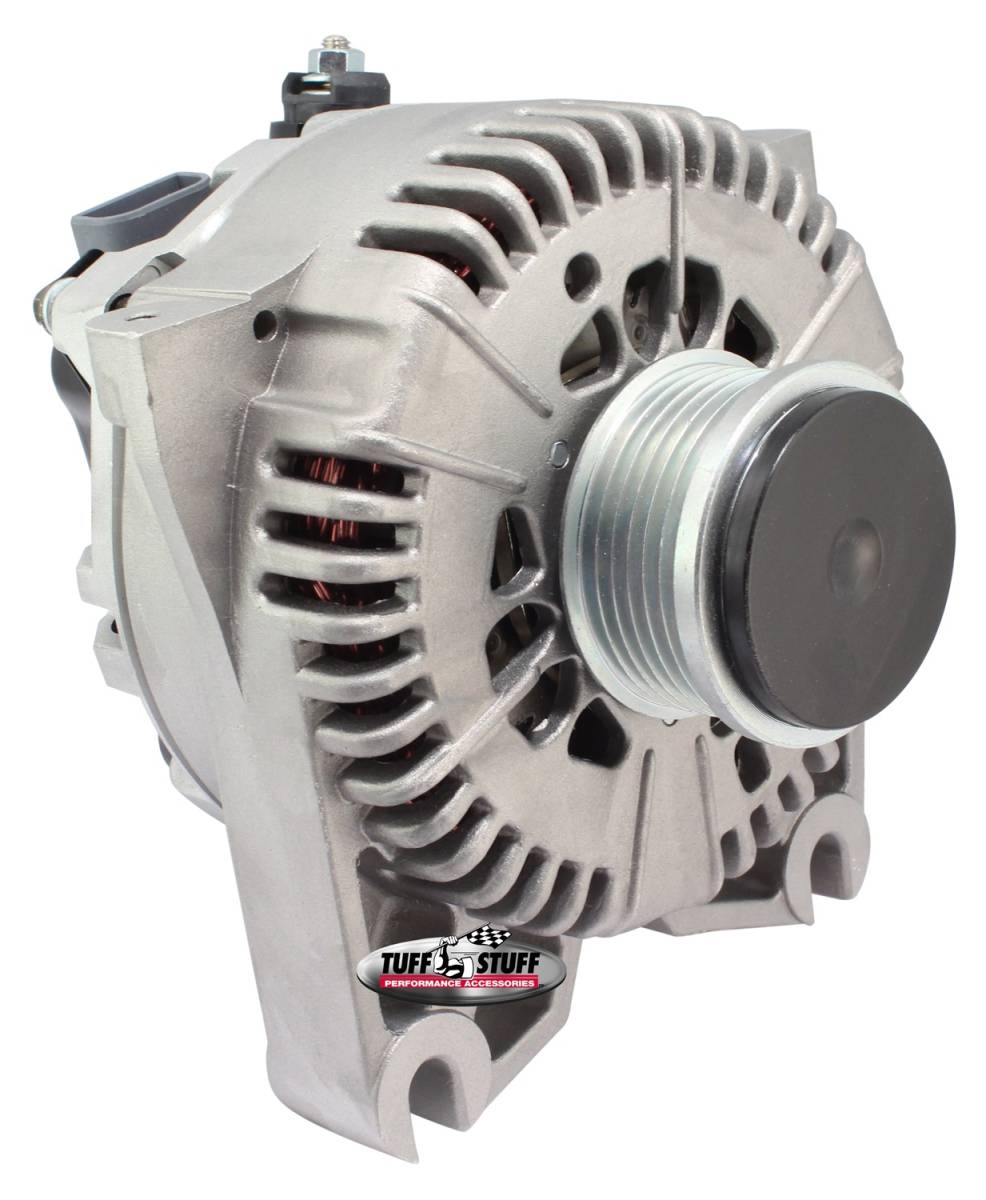 Tuff Stuff Performance - Alternator 135 AMP OEM Wire 6 Groove Clutch Pulley Factory Cast PLUS+ 8436E