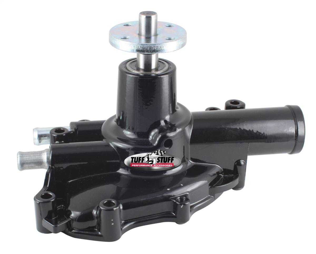 Tuff Stuff Performance - Platinum SuperCool Water Pump 5.750 in. Hub Height 5/8 in. Pilot Aluminum Casting Platinum Stealth Black Powder Coat Driver Side Inlet 1625NF