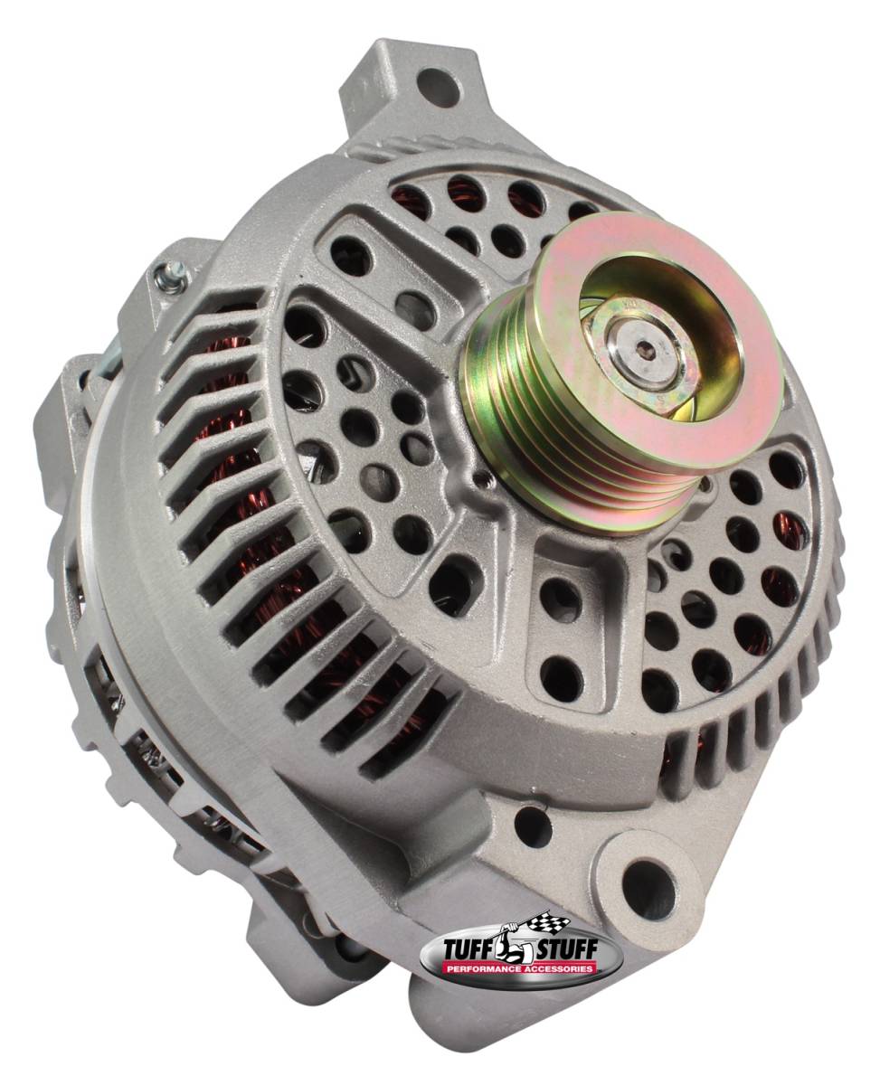 Tuff Stuff Performance - Alternator 225 AMP OEM Wire 6 Groove Pulley Factory Cast PLUS+ 8266F