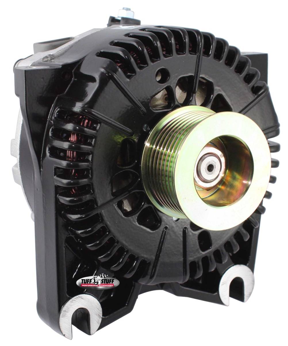 Tuff Stuff Performance - Alternator 225 AMP Upgrade OEM Wire 8 Groove Pulley Black 8251C