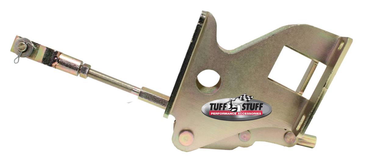 Tuff Stuff Performance - Brake Booster Brackets Incl. Pedal Rod w/2 Hole OEM Bracket Setups 1960-1972 Chevy/GM Truck For Brake Booster PN[2122/2123/2124/2128/2222/2223/2224/2228] Gold Zinc 4653B