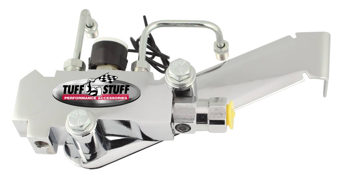 Tuff Stuff Performance - Brake Proportioning Valve Kit 3/8 in. Ports Disc/Disc For Master Cylinder PN[2020/2021/2025/2026] Chrome 2304NA