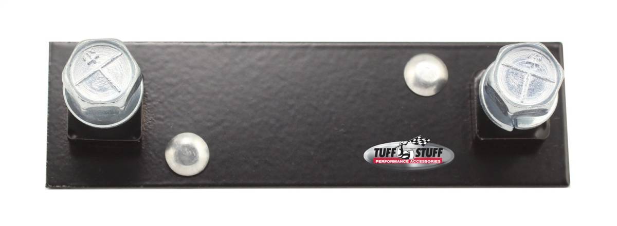 Tuff Stuff Performance - Brake Booster Brackets Fits 1963-1967 C2/C3 Corvette w/Original Manual Brakes Incl. 2 Riverts/Two 3/8 in. X 3/4 in. Bolts Black 4657B