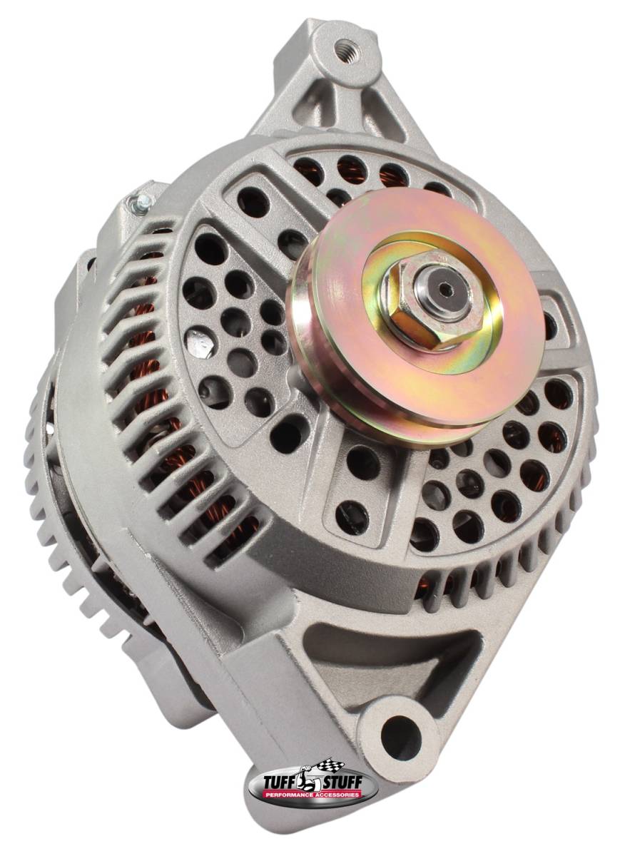 Tuff Stuff Performance - Alternator 225 High AMP 1G Case V Pulley Factory Cast PLUS+ 7074RG