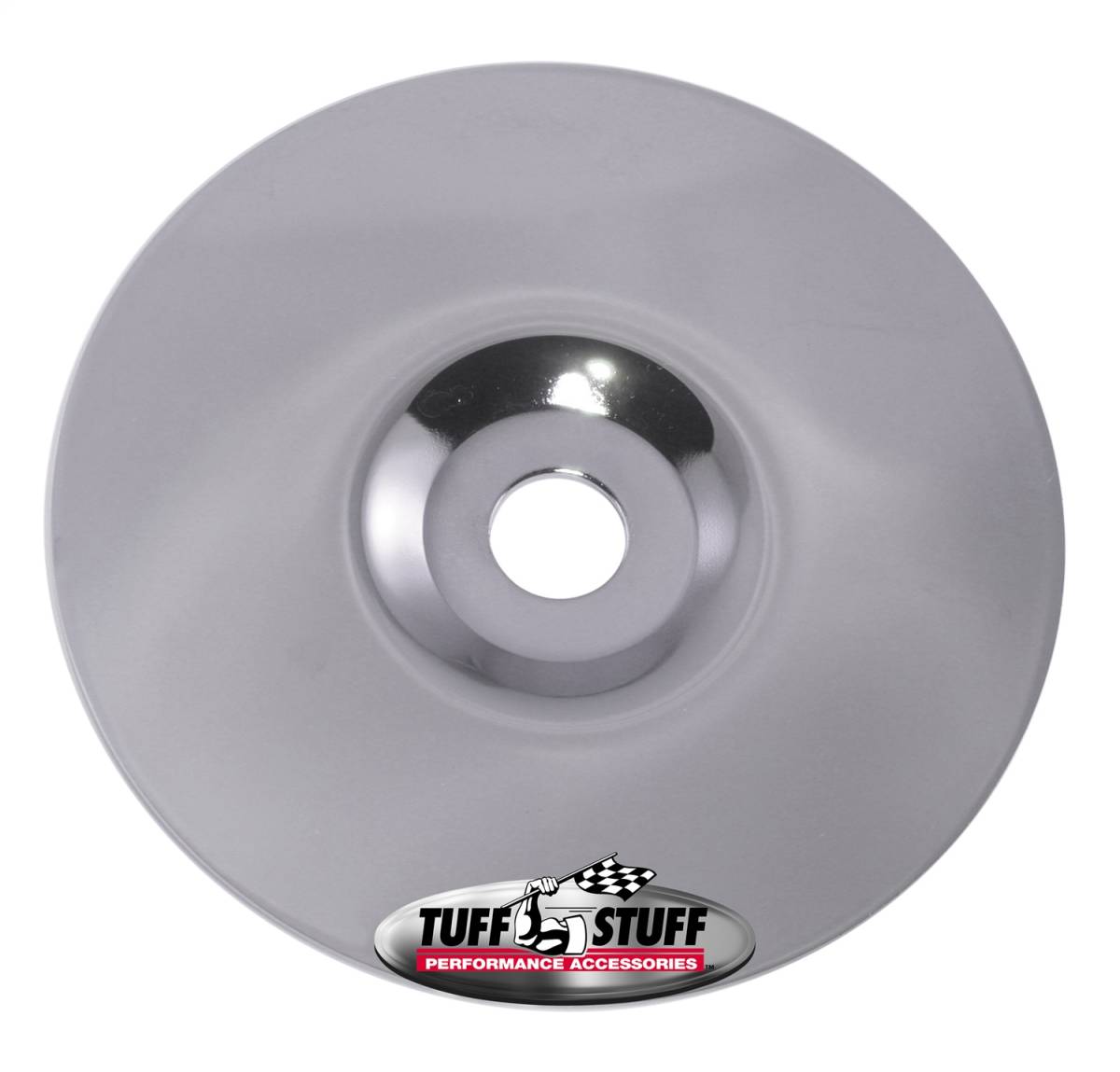 Tuff Stuff Performance - Alternator Turbo Style Fan Disc 5.5 in. Dia. w/.670 in. Center Hole For Tuff Stuff Alternator PN[7102/7127/7139/7140/7068/7078] Chrome 7601A