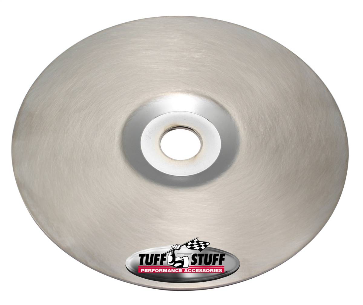 Tuff Stuff Performance - Alternator Turbo Style Fan Disc 5.5 in. Dia. w/.670 in. Center Hole For Tuff Stuff Alternator PN[7102/7127/7139/7140/7068/7078] Brushed Nickel 7601B