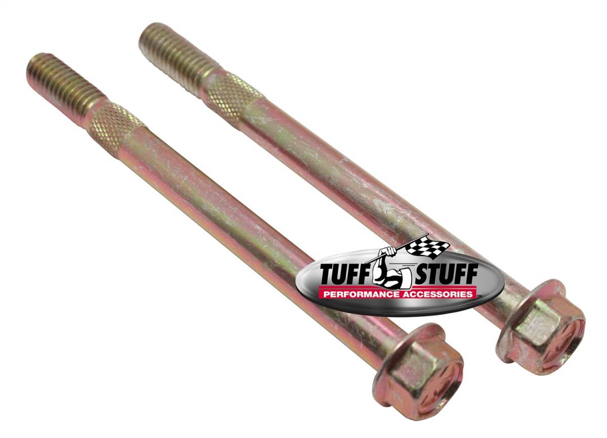 Tuff Stuff Performance - Starter Bolt Set Fits Most Full Size Chevy/Buick/Olds/Pontiac/Tuff Stuff PN[3510/3570] Starters w/3/8-16 in. x 4 5/8 in. Bolts Gold Zinc 7623B