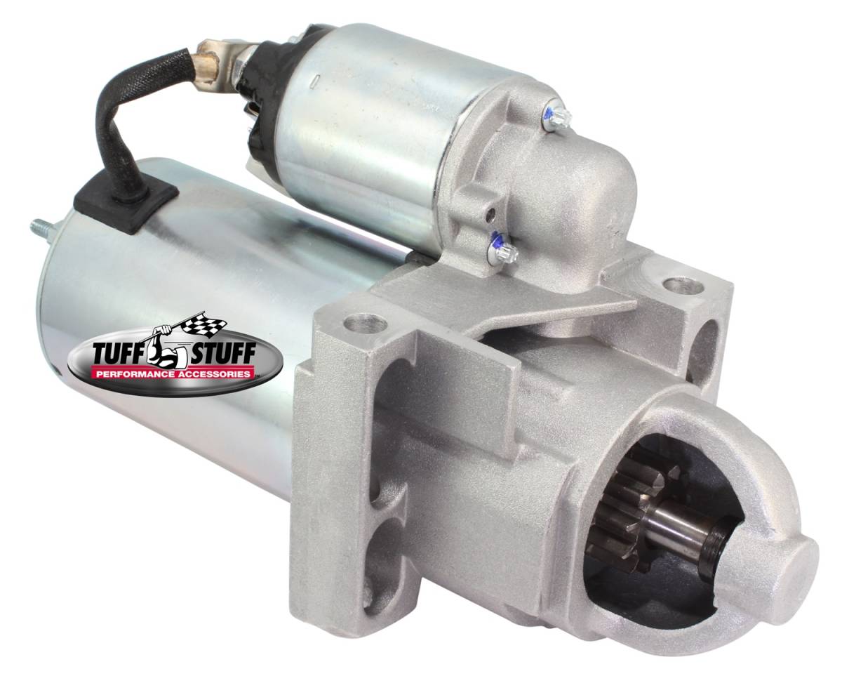 Tuff Stuff Performance - Gear Reduction Starter 4.4:1 Staggered Bolt Pattern w/Offset Mounting Block 168 Tooth Flywheel Zinc 6510NB