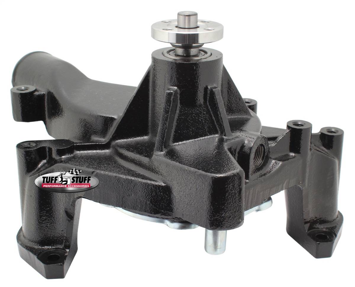 Tuff Stuff Performance - SuperCool Water Pump 7.578 in. Hub Height 5/8 in. Pilot Threaded Water Port Stealth Black Powder Coat 1421C