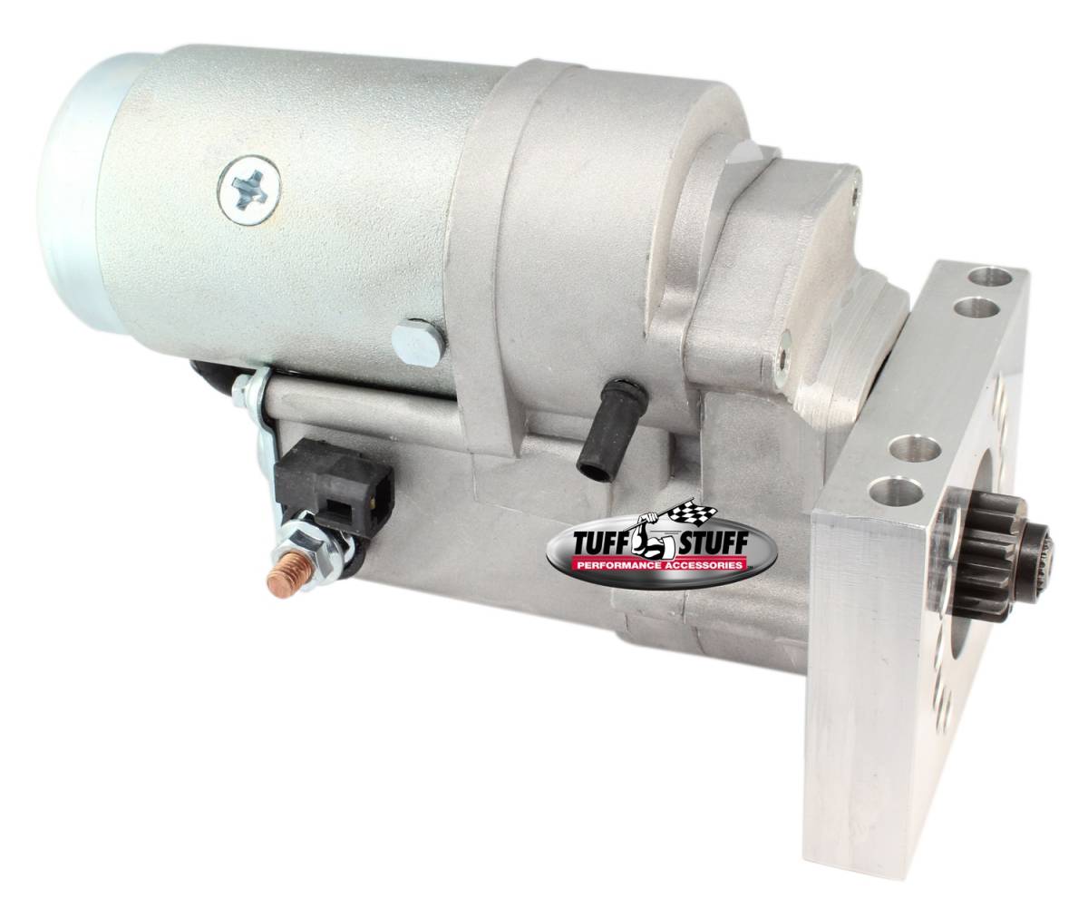 Tuff Stuff Performance - Gear Reduction Starter Tuff Torque 18:1 Straight Mounting Block 153 Or 168 Tooth Flywheel Zinc 3193NB