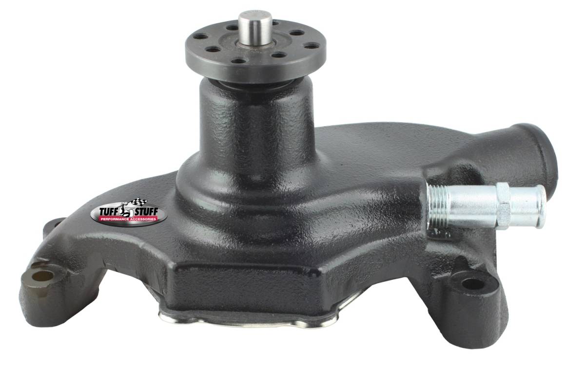 Tuff Stuff Performance - SuperCool Water Pump 5.625 in. Hub Height 5/8 in. Pilot Short Threaded Water Port Stealth Black Powder Coat 1354NC