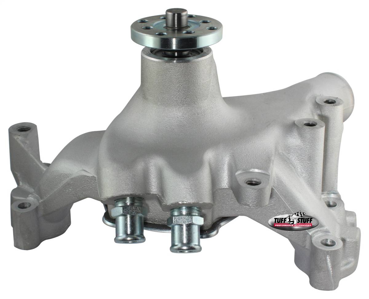 Tuff Stuff Performance - Platinum SuperCool Water Pump 7.281 in. Hub Height 5/8 in. Pilot Aluminum Casting (2) Threaded Water Ports Factory Cast PLUS+ 1461AC