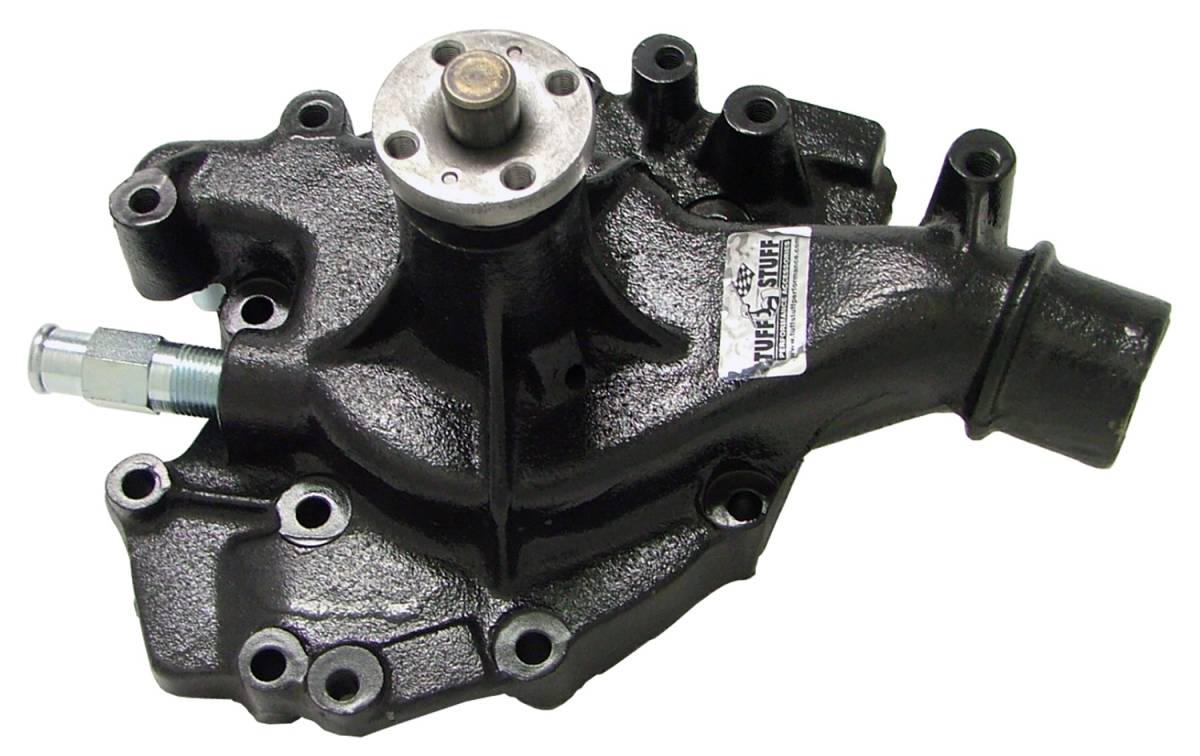 Tuff Stuff Performance - Standard Style Water Pump 5.562 in. Hub Height 3/4 in. Pilot Standard Flow Threaded Water Port Stealth Black Powder Coat 1470NC