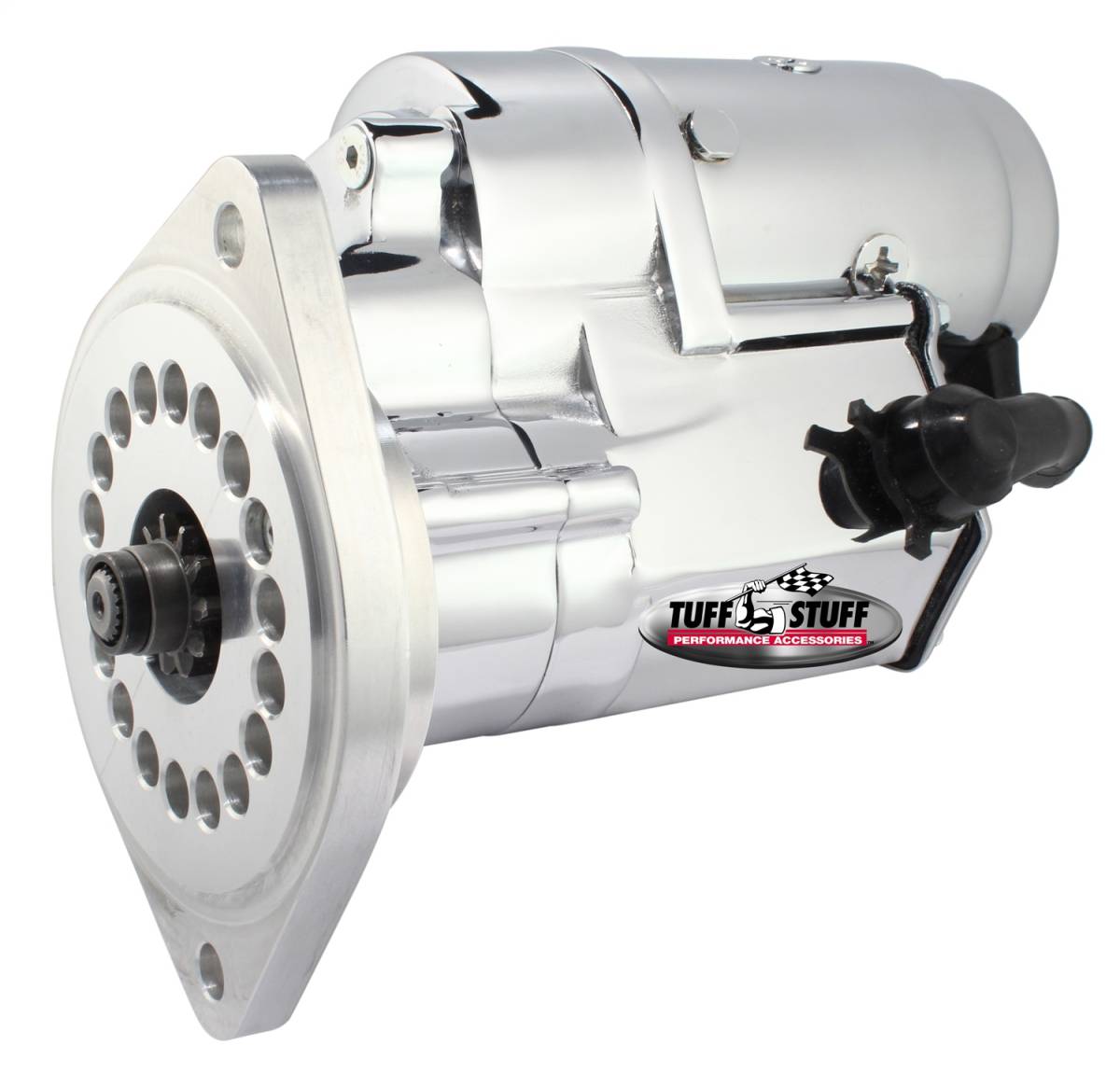 Tuff Stuff Performance - Gear Reduction Starter Tuff Torque 3 HP 2 Bolt Mounting Chrome 13132A