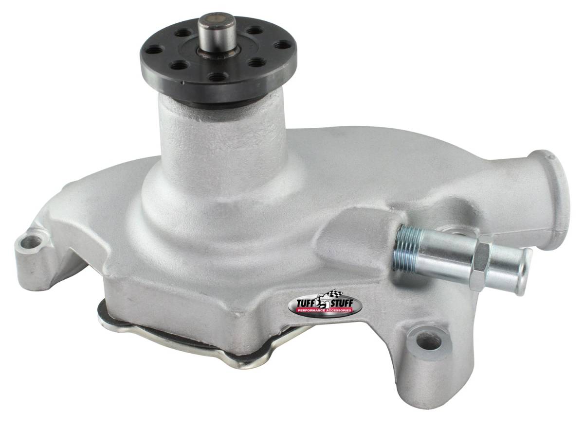 Tuff Stuff Performance - Platinum SuperCool Water Pump 5.625 in. Hub Height 5/8 in. Pilot Short Flat Smooth Top Reverse Rotation Factory Cast PLUS+ 1353REV