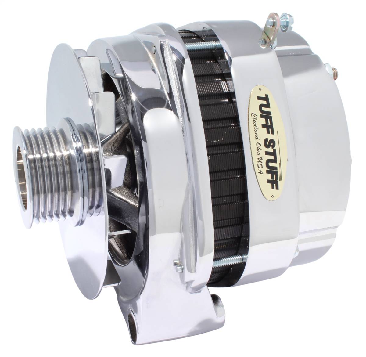 Tuff Stuff Performance - Alternator 170 AMP OEM Wire 6 Groove Pulley Aluminum Polished 8219NAP