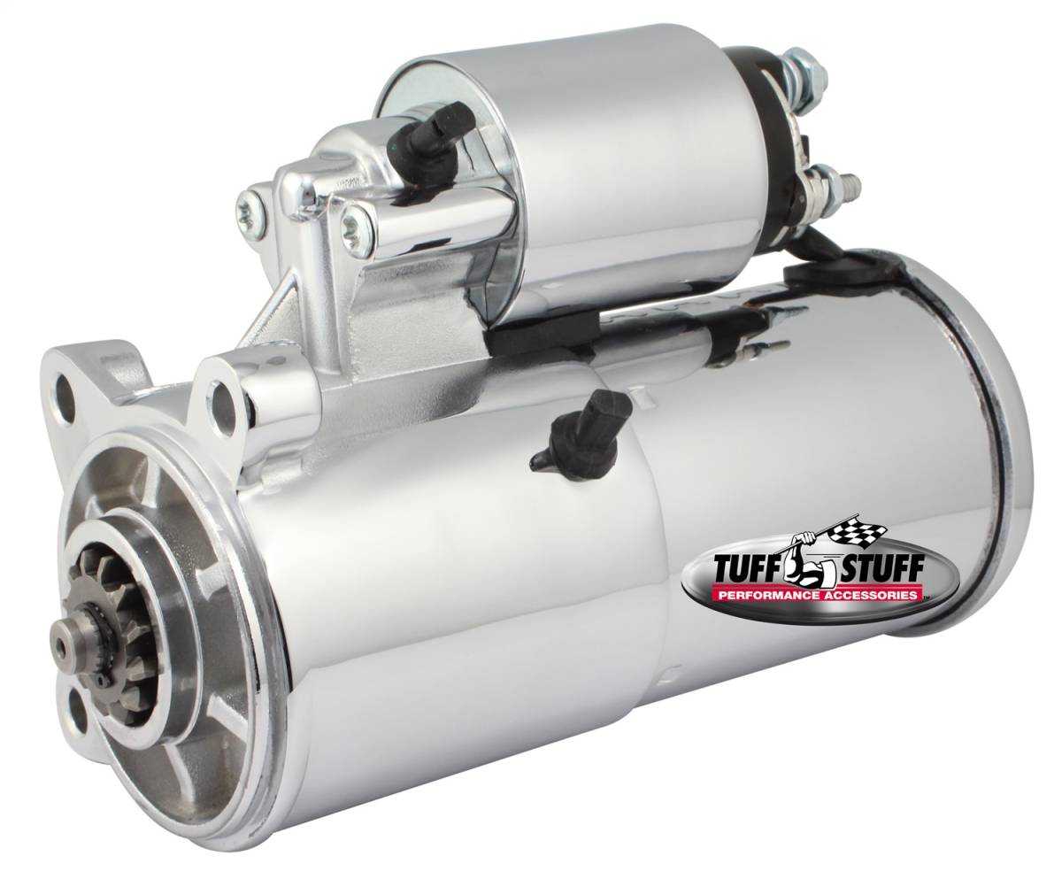 Tuff Stuff Performance - Gear Reduction Starter 1.9 HP 3 Bolt Noseless Chrome 6646A