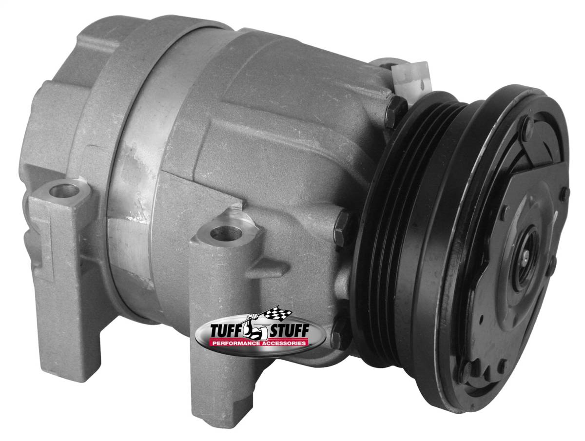 Tuff Stuff Performance - LS1 Series A/C Compressor 4 Groove Pulley Factory Cast PLUS+ 4510NC