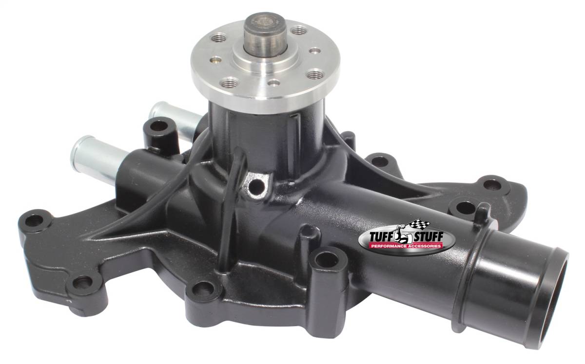 Tuff Stuff Performance - Platinum Water Pump 4.125 in. Hub Height 3/4 in. Pilot Standard Flow Stealth Black Powder Coat 1548NC