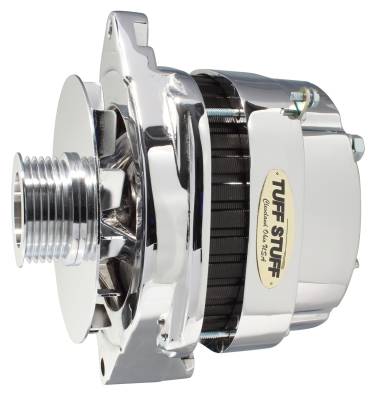 Tuff Stuff Performance - Alternator 170 AMP OEM Wire 6 Groove Pulley Exceeds Rigorous Standards Chrome 8112NA - Image 1