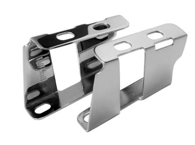 Brake Booster Brackets Incl. Left And Right Side 1955-1964 GM For Brake Booster PN[2121/2122/2123/2124/2221/2222/2223/2228/2229/2231] Chrome 4651A