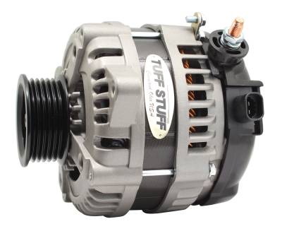 Tuff Stuff Performance - Max Amp Alternator 225 AMP 1 Wire 6 Groove Factory Cast Plus For PN [7866] 8321FC6G1W - Image 1