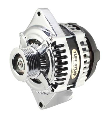 Max Amp Alternator 225 AMP 1 Wire 6 Groove Chrome For PN [7068, 7078 & 7716] 8441C6G1W