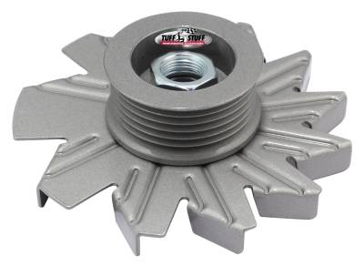 Alternator Fan And Pulley Combo 6 Groove Serpentine Pulley Incl. Fan/Lock Washer/Nut As Cast 7600DC